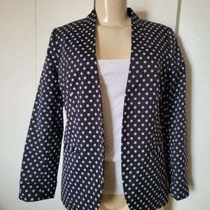 The limited blazer size Small, blue and gray color, like new